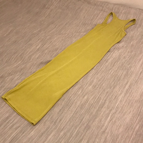 H&M Dresses & Skirts - H&M Lime Green Bodycon Midi Dress